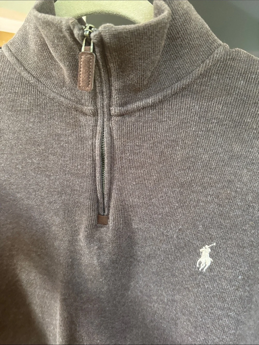 Polo Ralph Lauren Brown Half-Zip Pullover